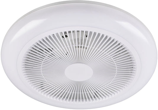 Rl live your light reality holmsund - ventilator - wit - incl. 1x smd 20 w - afstandsbediening - geintegreerde dimmer - traploos instelbare lichtkleur - rgbw-kleurenwisselaar - 3 snelheidsinstellingen - geheugenfunctie via de afstandsbediening - dynamisch