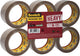 Scotch verpakkingstape, heavy -flat pack 6 rollen, bruin, 50 mm x 66 m, pp 237