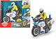 Dickie toys politie motor - belgische versie - 17 cm - licht geluid - speelgoedvoertuig