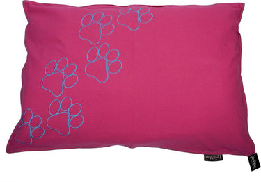 Lex max hondenkussen happy feet roze - 100 x 70cm