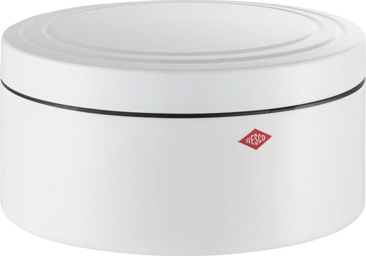 Wesco classic line gebaksdoos met deksel | 4 liter | metaal - mat wit | koekjesdoos
