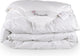 Cinderella soul dekbed 4-seizoenen - 1 persoons - luxe eendendons vulling - percale tijk - 140x 200 cm