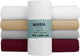 Hush. living hush living - hoeslaken 90x200+30cm - 100% katoen, 144tc, soepel en ademend - elastiek rondom - wit