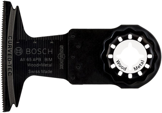 Bosch aii 65 apb bim invalzaagblad - 65 x 40 mm - voor hout en metaal