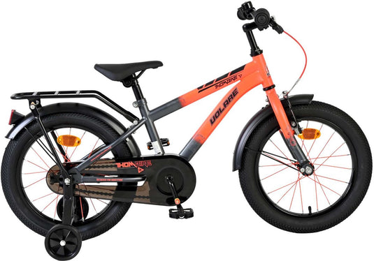 Volare thombike kinderfiets - jongens - 16 inch - oranje grijs