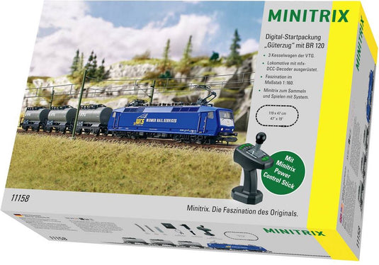 Minitrix digitale startset goederentrein  serie 120