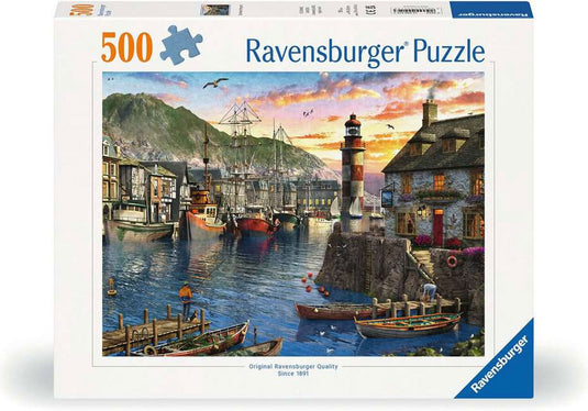 Ravensburger puzzel haven ochtend - legpuzzel 500 stukjes volwassenen.