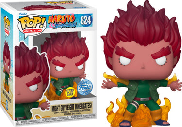 Funko pop! animation might guy eight gates gitd 824 naruto exclusive