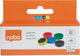 Nobo whiteboard-magneten 1915304 kleurenassortiment magnetisch