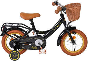 Volare ashley kinderfiets - meisjes - 12 inch - zwart