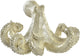 Dkd home decor decoratieve figuren gouden hars octopus mediterrane (25,5 x 24,5 x 15,5 cm)