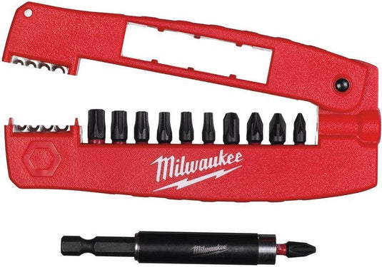 Milwaukee shockwave impact duty™ schroefbitcassettes shw cd drive geleideset v2 -12pc - 4932430910