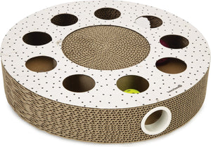 Beeztees hide krabspeelgoed karton 35 x 35 x 7 cm