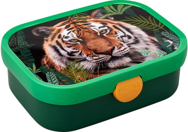 Mepal lunchbox campus - 750 ml - broodtrommel met vakjes voor kinderen - geschikt voor 4 boterhammen - wild tiger