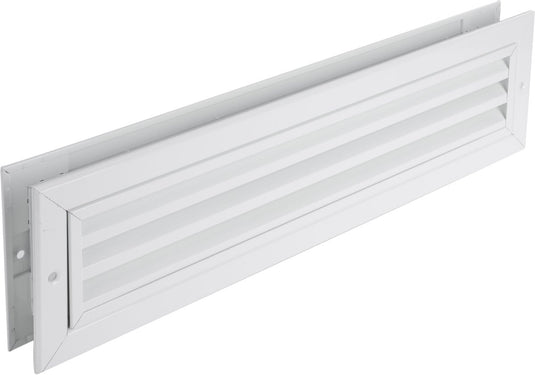Starx deur rooster - 470 x 121 mm - aluminium - wit