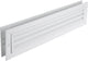 Starx deur rooster - 470 x 121 mm - aluminium - wit