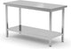 Hendi werktafel zware uitvoering – 360° werkblad – verstelbare poten – 1800x600x850 mm – roestvast staal