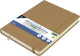 Kangaro schetsboek - a5 - taupe - pu-hardcover - met elastiek en leeslint