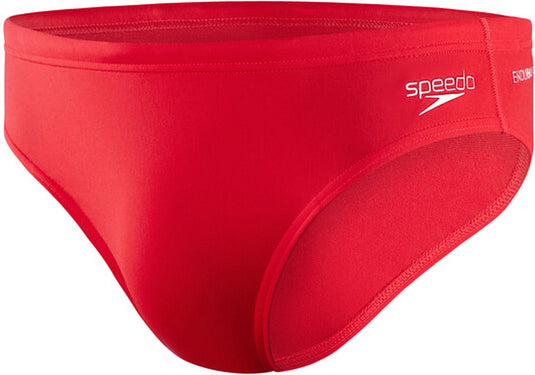 Speedo eco+ brief 7 cm heren - zwembroek heren - chloorbestendige zwemslip heren - strakke sportzwembroek met trekkoord - marine - s