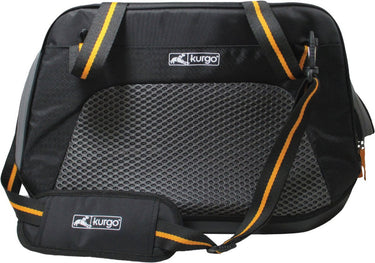 Kurgo explorer carrier - hondenautoaccessoire - 51x25x29 cm zwart oranje suitable for dogs up to 9 kg l