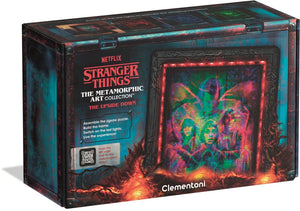 Clementoni - puzzel - stranger things - morphing collection - the upside down - puzzel met rgb verlichting en morphing effect - 520 stukjes