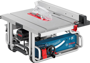 Bosch stationaire machine gts 10 j (afzuigadapter, duwstok, hoekaanslag, parallelgeleider, zaagblad 254 x 30 mm )