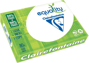 Clairefontaine equality printpapier formaat a4 80 g pak van 500 vel