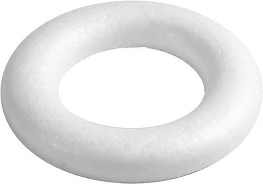 Creativ company http: www.cchobby.nl ringen-met-platte-achterkant-20-cm-25-mm-wit-1-stuk