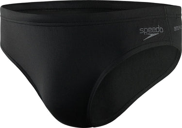 Speedo eco+ brief 7 cm heren - zwembroek heren - chloorbestendige zwemslip heren - strakke sportzwembroek met trekkoord - zwart - m
