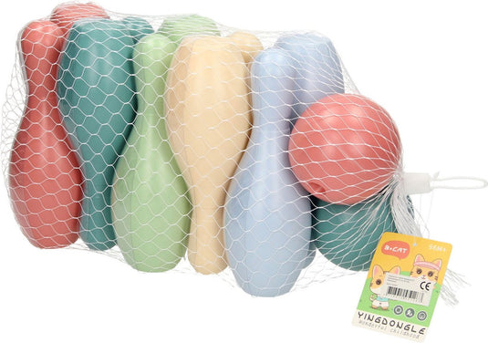 Lobbes speelgoed bv kegelspel pastel, 12dlg.