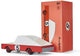 Candylab toys candycar world: racer red #5 (f195) 8,9x4,1x3cm, wooden diecast, magnetic, in giftbox, 3+