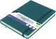Kangaro schetsboek - a5 - dark turquoise - met elastiek en lint