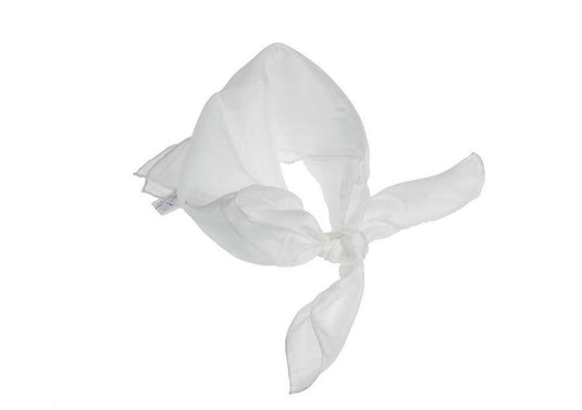 Creativ company creotime zijden sjaal 55 x 55 cm wit pongé 5
