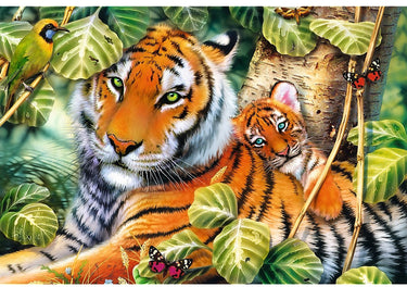 Trefl puzzel dieren - 1500 stukjes - twee tijgers.