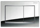 Geberit sigma20 bedieningsplaat - 2-toets spoeling - rechthoekige knoppen - gl.chr. matchr. gl.chr.