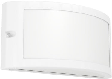 Eglo poggiarello wandlamp buiten - e14 - 22 cm - wit