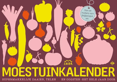 Merkloos sans marque de moestuinkalender