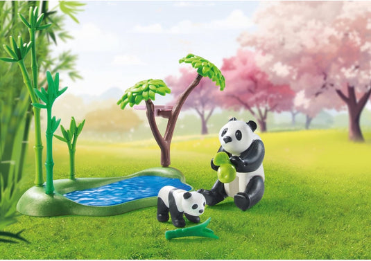 Playmobil my life promo aziatische tuin met panda 71762