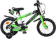 Volare sportivo kinderfiets - jongens - 14 inch - groen zwart - twee handremmen