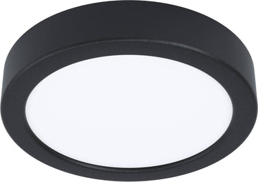 Eglo fueva 5 opbouwlamp - led - ø 16 cm - zwart - dimbaar