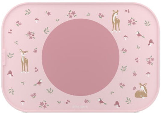 Mepal mio placemat little dutch - antislip cirkel houdt alles op z'n plek - vaatwasmachinebestendig - fairy garden