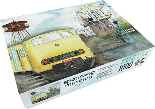 Bekking blitz - puzzel - 1.000 stukjes - trein - christel cannister-van der ros - spoorwegmuseum