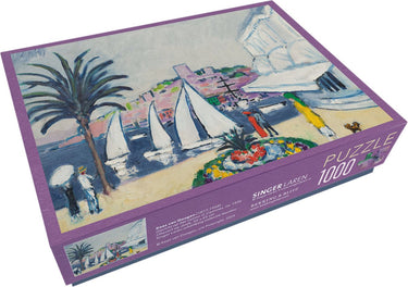 Bekking blitz - puzzel - 1.000 stukjes - kunst - gezicht op het casino in cannes - kees van dongen - singer museum laren