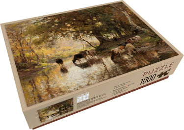 Bekking blitz puzzel - kunst dieren - 1000 stukjes - fsc karton
