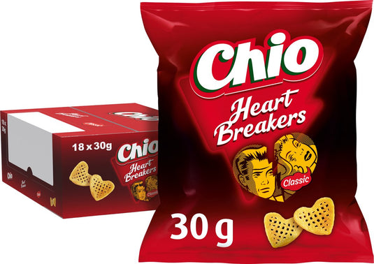 Chio heartbreakers portion packs - chips - 18 x 30 gram