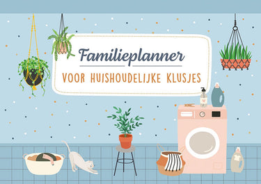 Merkloos sans marque familieplanner voor huishoudelijke klusjes - a4