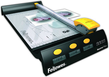 Fellowes papiersnijder - neutron plus - a4 - 10 vel - 320 mm - zwart