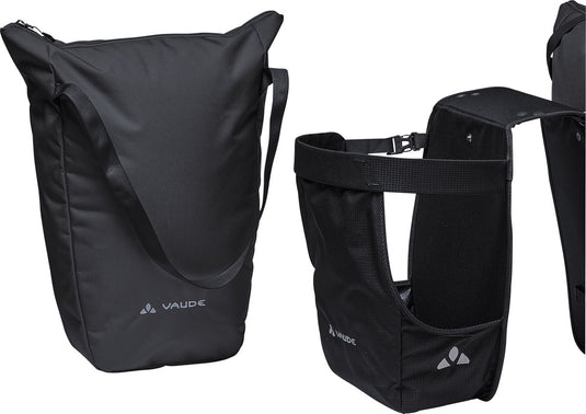 Vaude twinshopper, fietskleding, unisex, fietstas