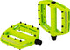 Bbb cycling fietspedalen mountainbike - aluminium - geschikt voor e-bike - anti slip pedalen mtb - flat pedals - fiets trappers - coolride neon geel - bpd-36