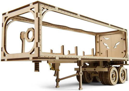 Ugears houten 3d model - aanhangwagen voor heavy truck
